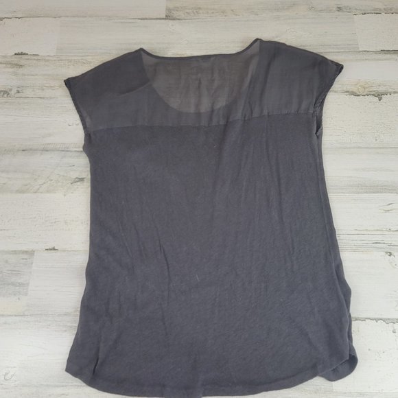 Gray Fossil short sleeve top size small - Picture 5 of 6